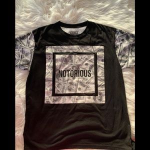 NWOT Fresh Laundry- Notorious/ $100 Bill Tshirt